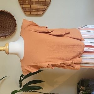 BP. Pumpkin Spice Color Sleeveless Blouse